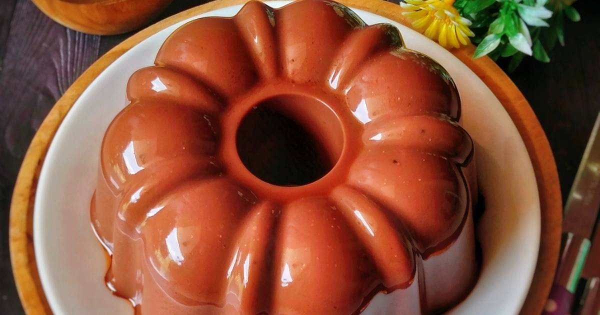 Resep Puding Coklat Vla Vanila oleh Itha Subekti - Cookpad