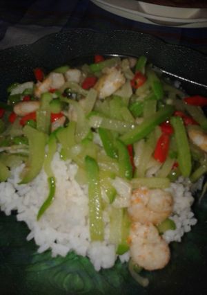 Foto resep Tumis Waluh Udang