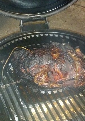 A picture of A-wols Dr.Pepper pulled pork.