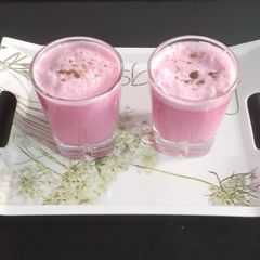 A picture of Beetroot lassi.