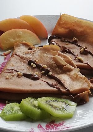 Une photo de Crêpes au cacao