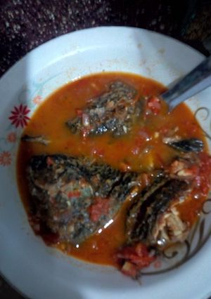 A picture of Fish stew.