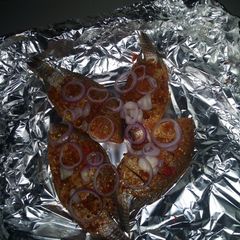 A picture of Gashashshen Kifi mai Dankali da Cabbage.