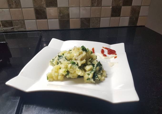 Cara Bikin Seri masak kilat: mashed potato dan bayam Kekinian