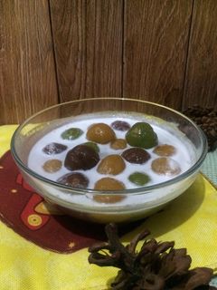 Foto resep Kolak biji salak / candil ubi rainbow