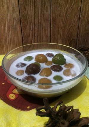 Foto resep Kolak biji salak / candil ubi rainbow