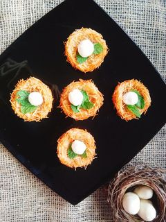 கிளி கூடு (Birds Nest Recipe in Tamil) செய்முறை முக்கிய புகைப்படம்