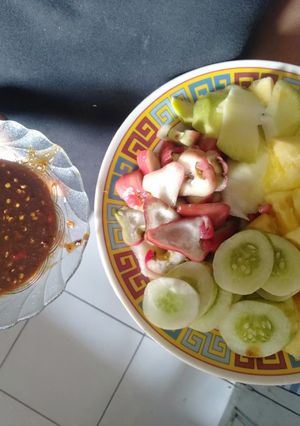 Foto resep Rujak Buah -els