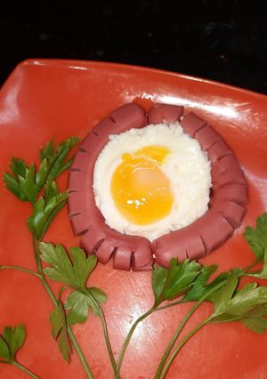 Una foto de Flor salchicha (figuras divertidas para niños)