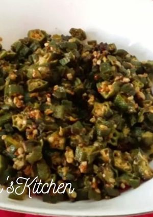 A picture of Simple Okra Fry.