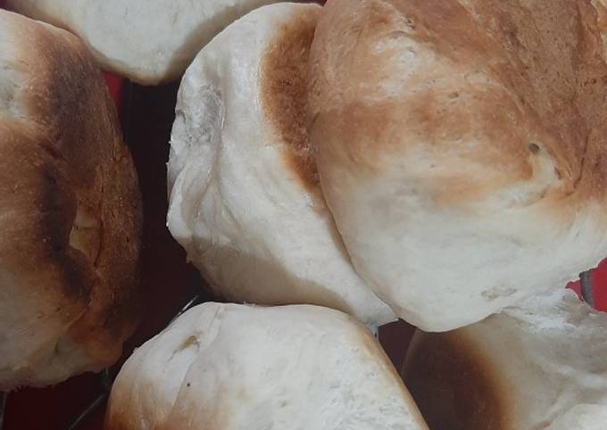 Pan amasado en Sartén Receta de Cami Pérez- Cookpad
