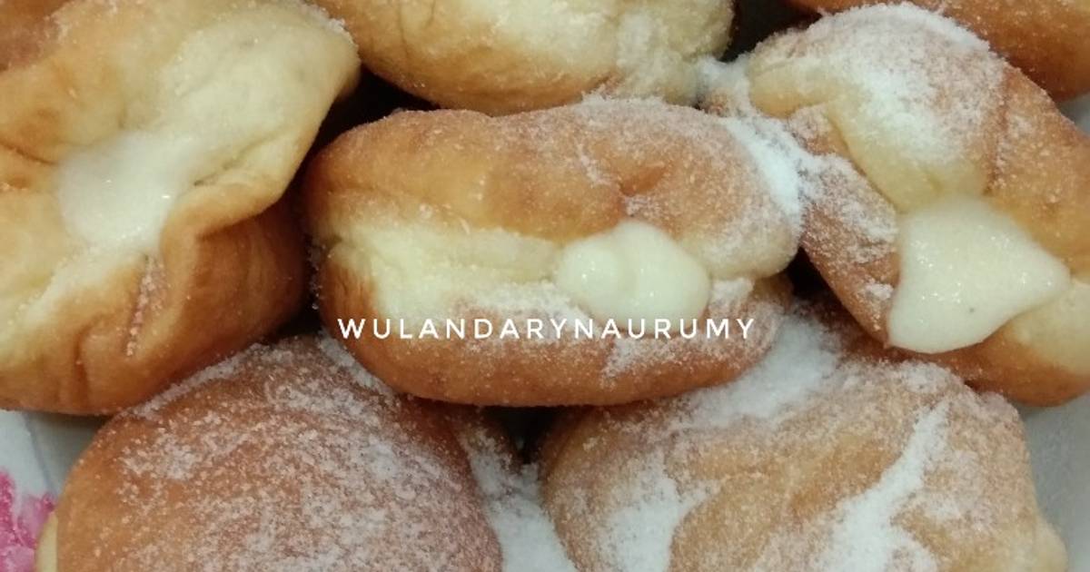 Resep Bomboloni A.k.a Donat Tanpa Bolong 😁 Oleh Wulandary Naurumy - Cookpad