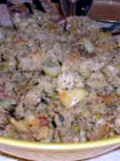 A picture of Mom's Stuffing.