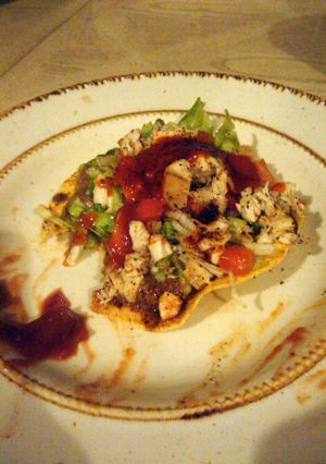 A picture of Terry's Smoked Tostadas.