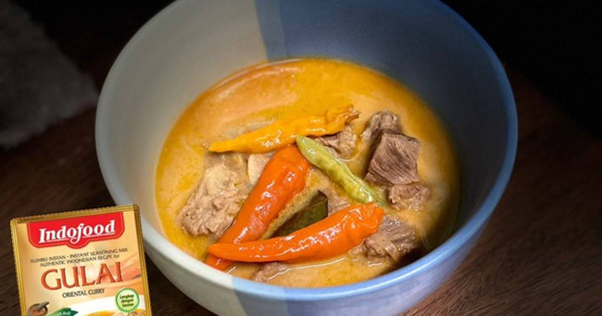 Resep Gulai daging sapi bumbu indofood oleh Dhika Pratami Cookpad