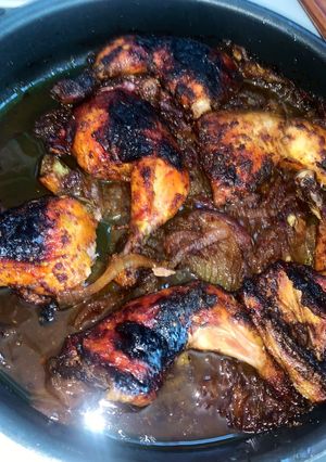 صورة لوصفة دجاج بالسماق والبصل 🤤😋