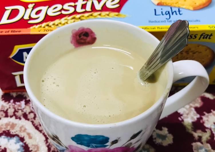 A hot cup of coffee with Nescafé gold