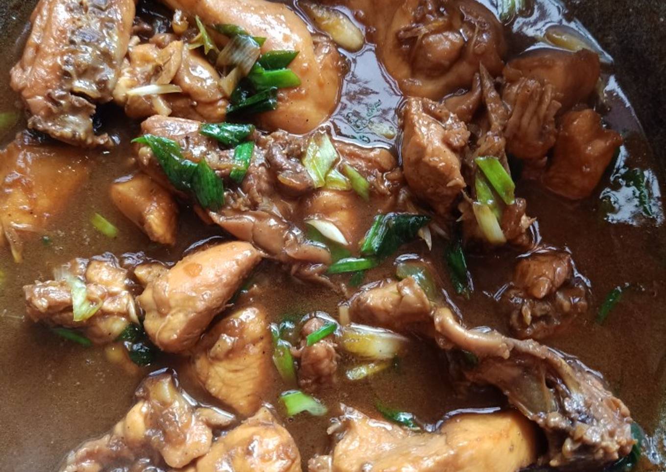 Ayam kecap saos tiram