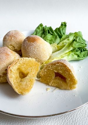 Une photo de Croquettes de semoule au fromage Healthy