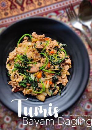 Foto resep Tumis Bayam Daging
