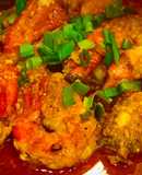 Tôm càng kho nước dừa