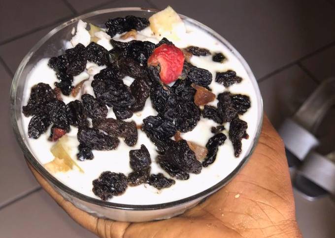 Yogo Fruit Recipe By Fateema Attah - Cookpad