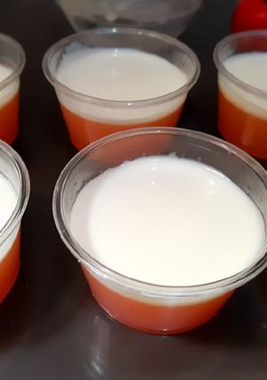 Foto resep 184. Puding Strawberry Coklat Putih