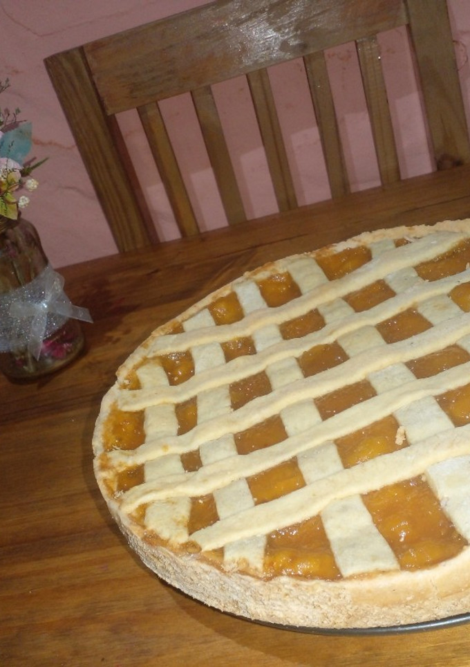 Una foto de Pastafrola de dulce de batata riquísima 😋