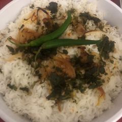 A picture of Lamb Biryani.