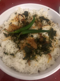 A picture of Lamb Biryani.