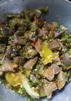 Foto resep Lidah Sapi Cabe Hijau