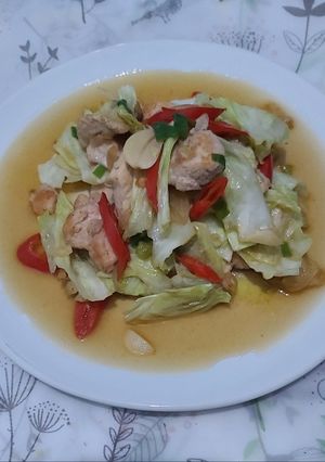 Foto resep Tumis ayam kubis