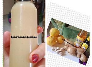 Foto resep Jus Cumalembaja (cuka apel,madu,lemon,bawang putih,jahe)