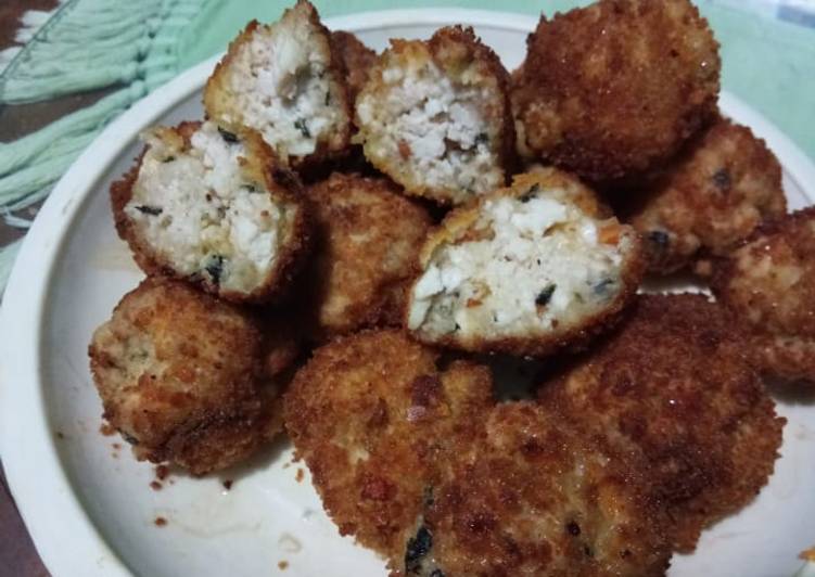 Resep Bola tahu ayam nori yang Bisa Manjain Lidah