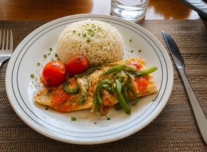Una foto de Pescado al horno