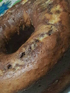 Una foto de Bizcochuelo marmolado