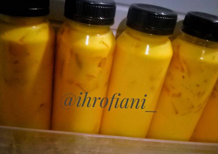Resep #12 Mango Jelly Drink (ide jualan), Enak
