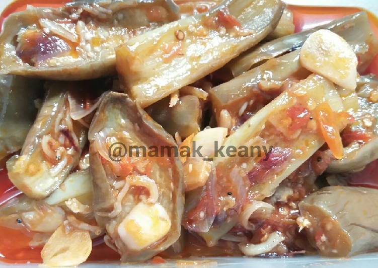 Tumis Sambal Terong Putih