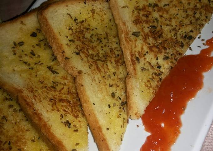 GARLIC BREAD SIMPLE (cocok untuk breakfast)