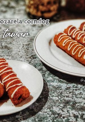Foto resep Melted Mozarela Corndog Roti Tawar