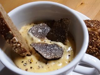 Œufs brouillés à la truffe