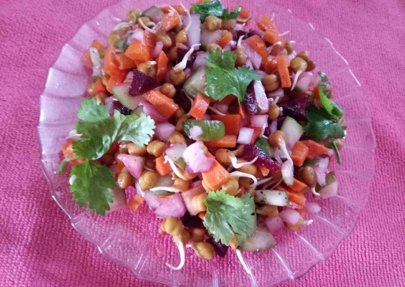 Chana Sprout veg salad