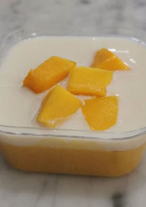 Foto resep Puding Mangga Fla vanila