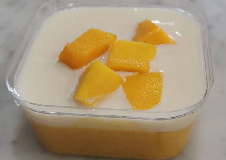 Puding Mangga Fla vanila