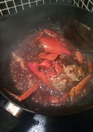 Foto resep Kepiting lada hitam super nikmat