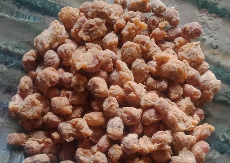 Resep Kacang telor gurih renyah yang Enak Banget