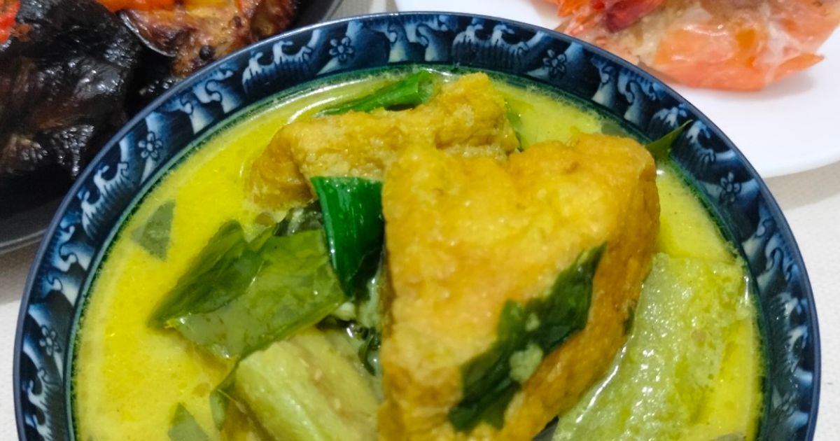 Lodeh terong kuah susu