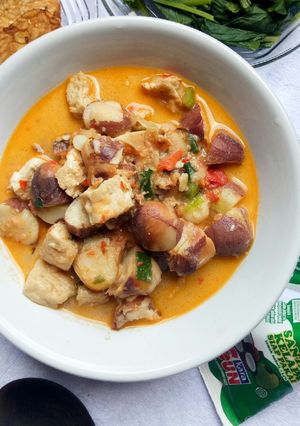 Foto resep 20. Lodeh Biji Nangka dan Tahu