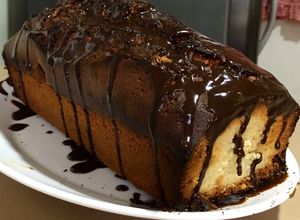 Una foto de Queque con cobertura de amor 🍫