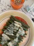 Judías con tomate al gratén